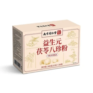 南京同仁堂 八珍粉健脾胃正宗八珍汤气血双补健脾祛湿 益生元 茯苓八珍粉  主打脾胃温和养护,早餐、代餐便捷冲饮,全家日常轻食补养好物 300g