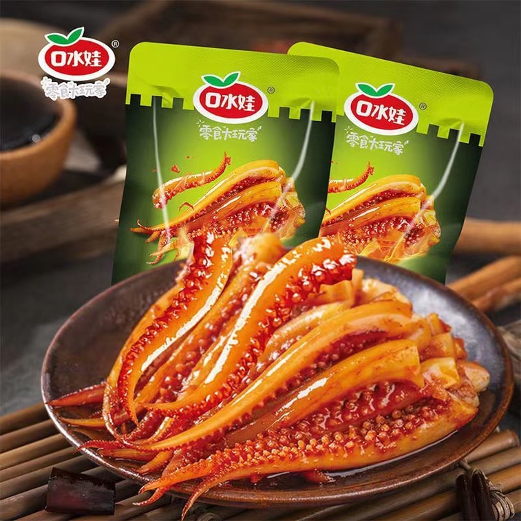 Sizzling Squid Snack Two Flavor 75g 5