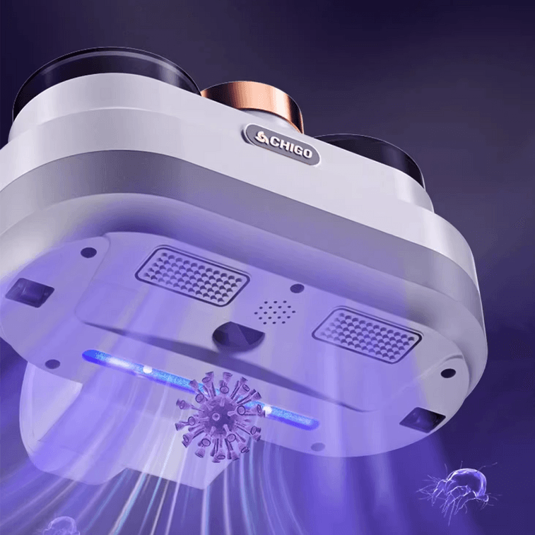 Wireless Charging Handheld Vacuum  Mite Remover, 5400mAh 4