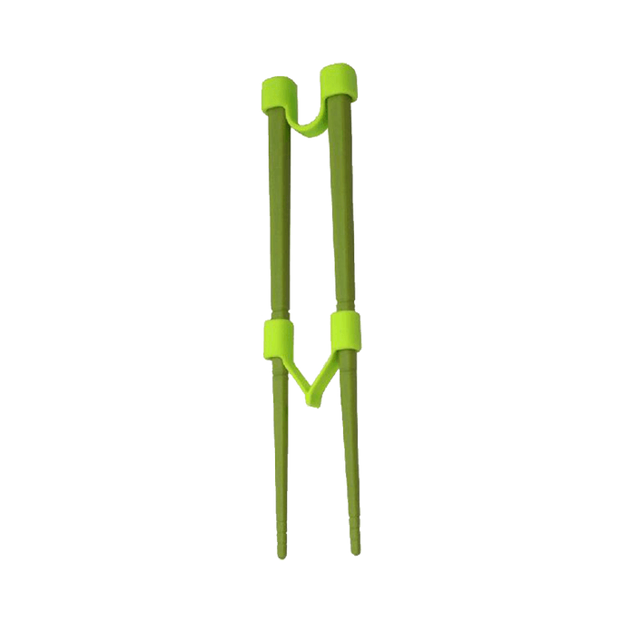 nonoji children's easy-to-grip non-slip chopsticks SS green 1 pair