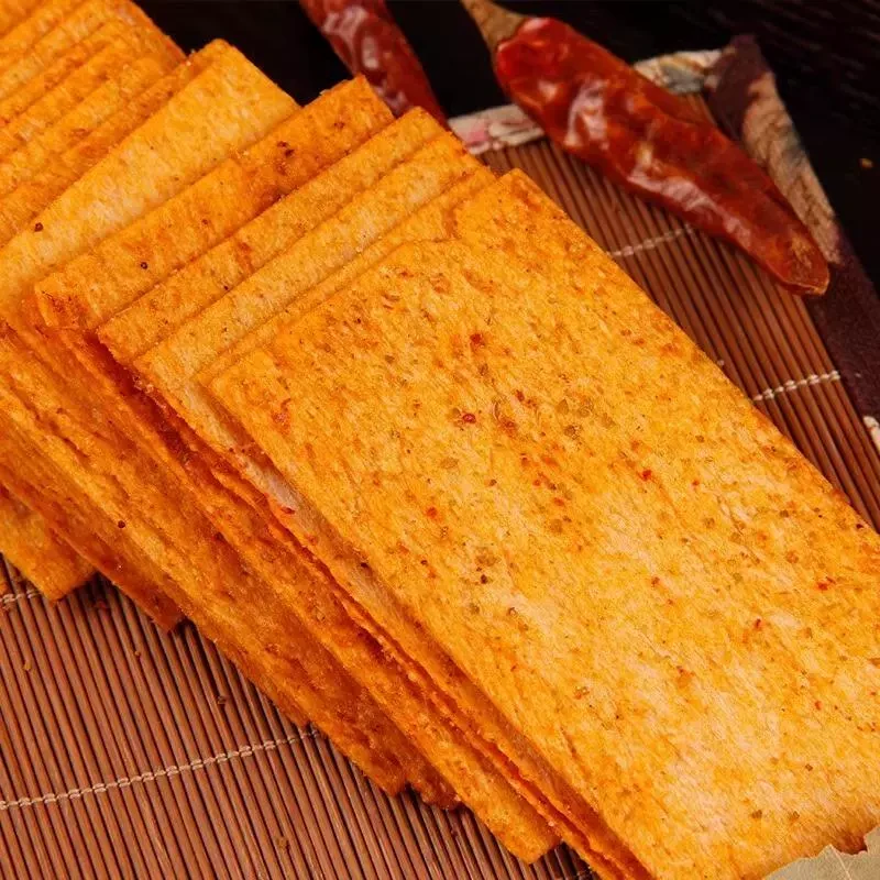 笑辣辣 印度飛餅辣條乾辣片 硬脆大辣片 老式童年懷舊休閒零食 14g*5包