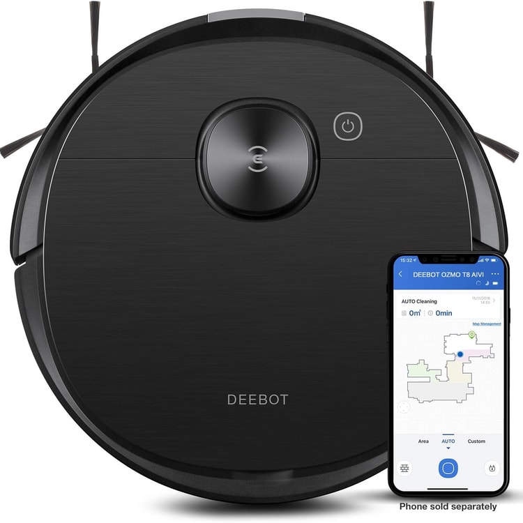 ECOVACS Deebot T8 AIVI 掃除機ロボット 床、カーペット用 ワン