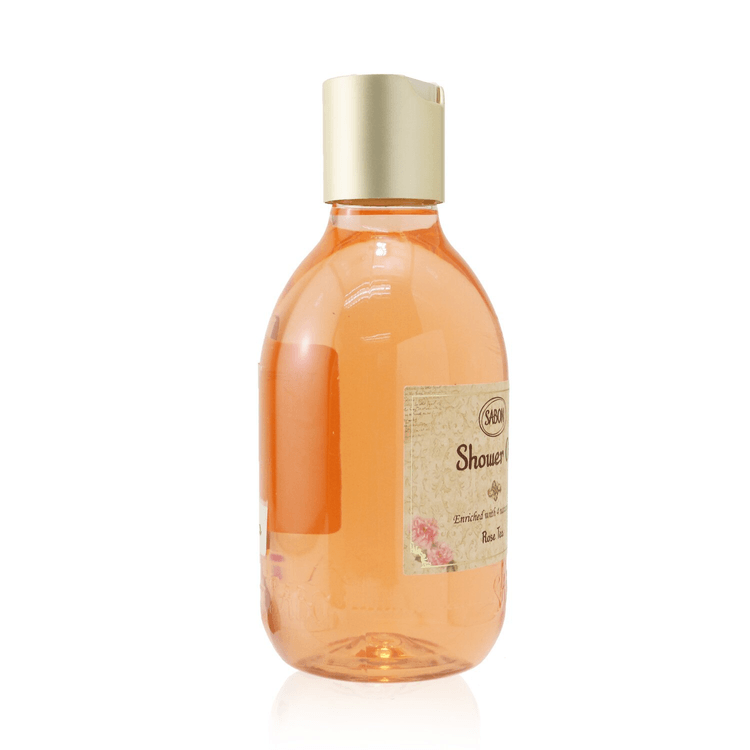 Sabon Shower Oil - Rose Tea (Plastic Bottle) 300ml/10.5oz