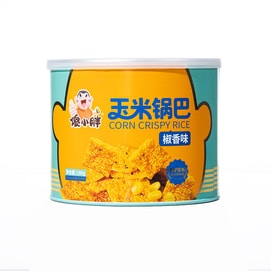 Corn Crispy Snack, Canned [Crunchy with Every Bite], Pepper Flavor, 180g*1 Can