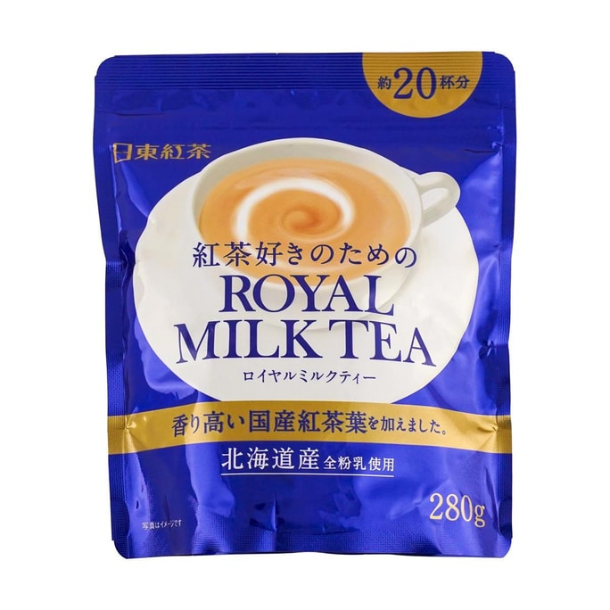 日本NITTOH日东红茶 皇家奶茶冲饮粉 20条 280g