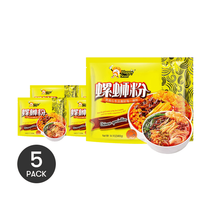 【5包限量搶購裝】好歡螺 螺螄粉 400g *5包