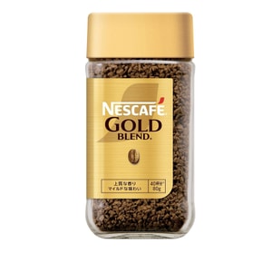 [일본 직송] 네슬레 골드 메달 인스턴트 커피 상쾌한 퓨어 블랙 커피 파우더 무설탕 오리지널 향 80g