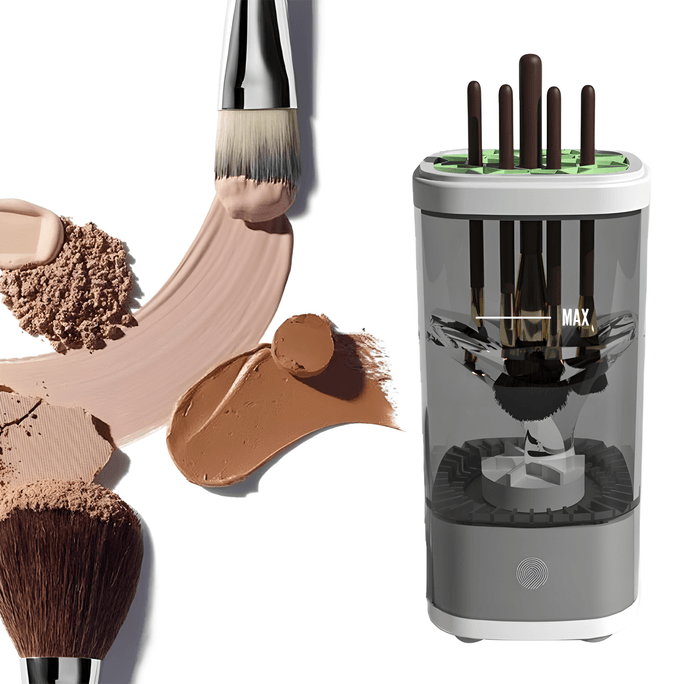 Cosmetic Brush Automatic Cleaning Machine Black/Pc
