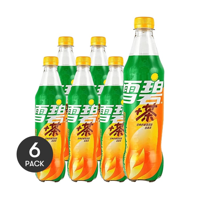 スプライト・レモンティーフレーバーソーダ 16.9 fl oz *6【6パック】