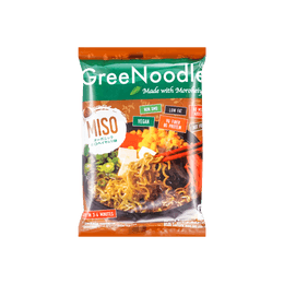 日本GREE NOODLE 有机野菜方便面 日式味噌汤味  74g