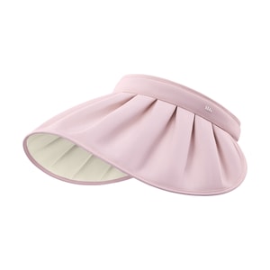 Wide Brim Roll-up Sun Hat Sun Visor Pink 55-58cm
