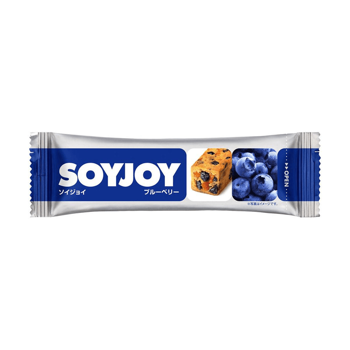 SOYJOY Low Calorie Meal Replacement Soybean Nutrition Bar Blueberry Flavor 30g