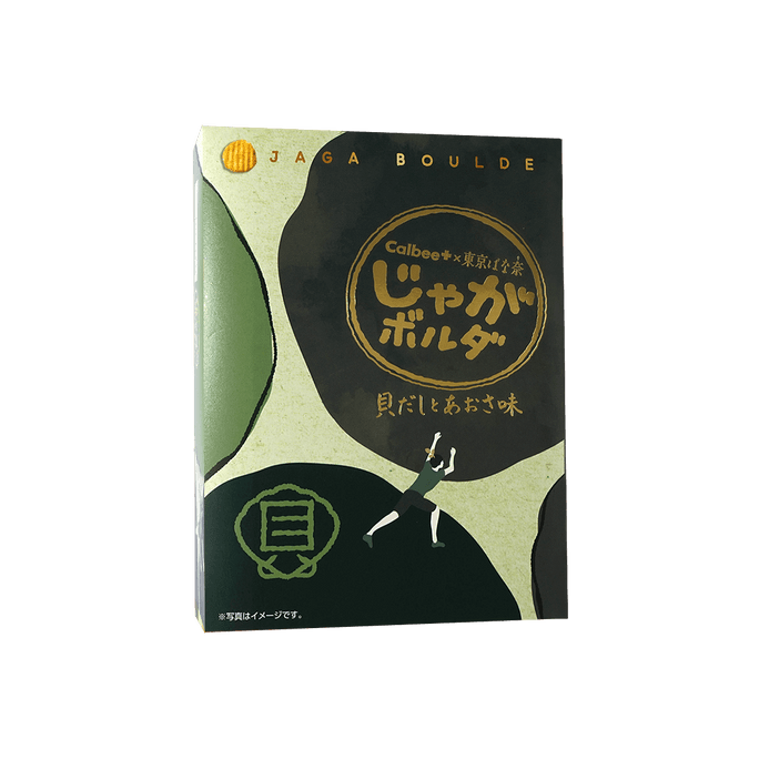 【年末礼盒】日本CALBEE卡乐B *东京香蕉世界联名 厚切薯片 蛤蜊海苔口味 4包入 68g