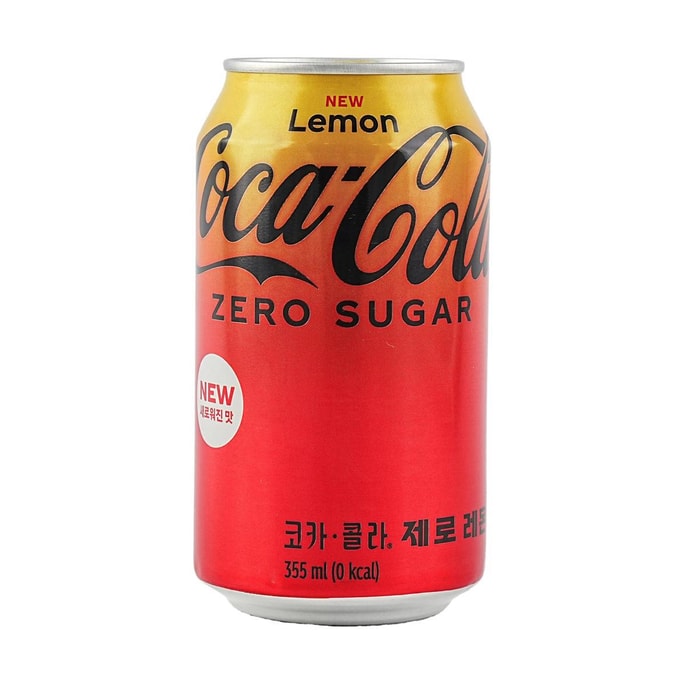 韓國COCA COLA可口可樂 零度可口可樂 檸檬口味 355ml【0糖0卡】【亞米獨家】