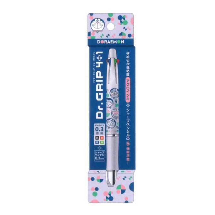Pokemon Dr.GRIP4+1 Doraemon 4-color water-based pen A14 style 0.3mm