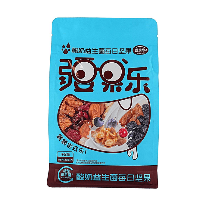 Yogurt Probiotic Daily Mixed Nuts 0.88oz*7 팩【활성 프로바이오틱스】【트랜스 지방 0g】