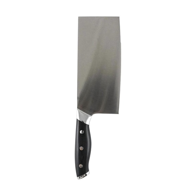 张小泉 黑金切片刀 德国钢不锈钢砍骨刀菜刀 180+128mm