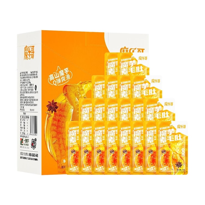 魔乐哥 魔芋素毛肚 烧烤味 360g【Q弹爽滑 鲜香入味】