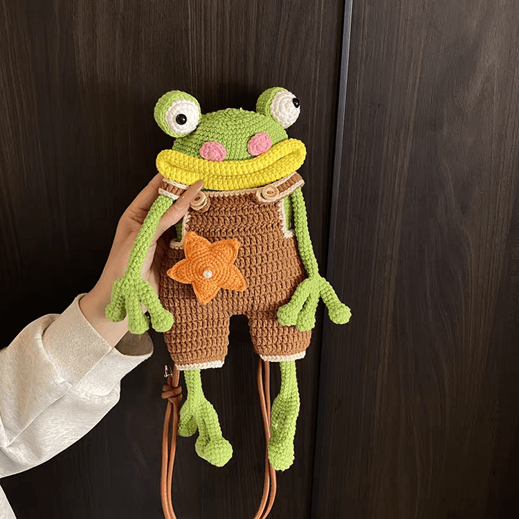 Bag Pattern Frog Crossbody Bag Frog Bag: Crochet Pattern Ribblr
