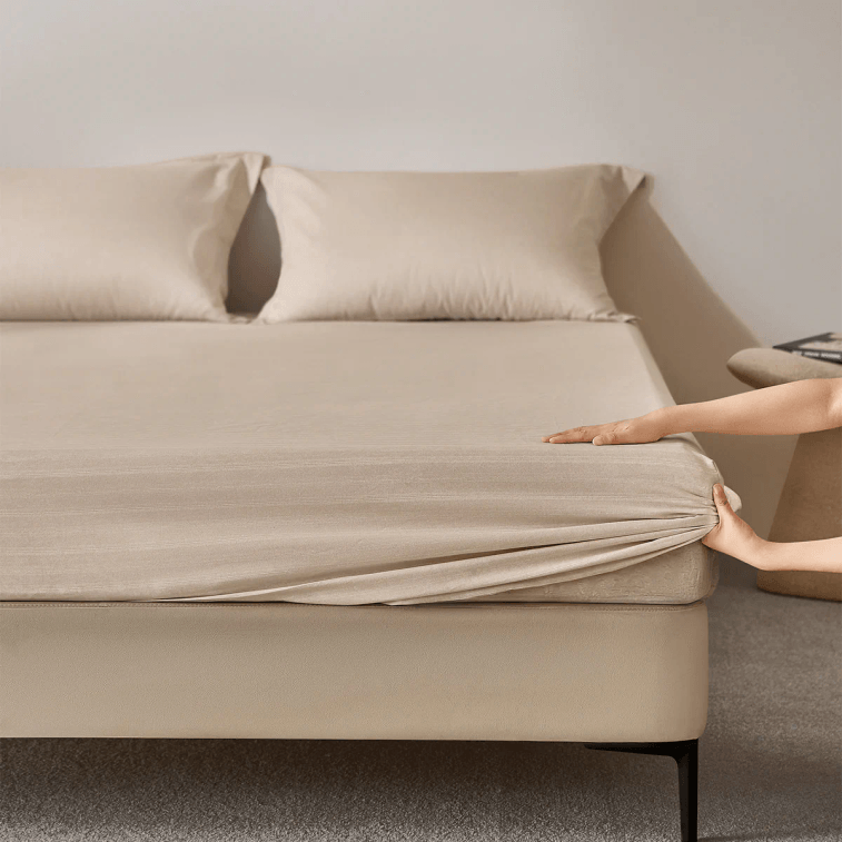 【中国直邮】  罗莱家纺 春夏新品全棉四件套纯棉60支超柔U易套被橙色/床单/大号(床单) 13