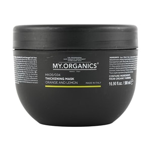 意大利MY ORGANICS 有机蓬松丰盈发膜 500ml 柠檬橙子香 蓬蓬发膜 轻盈柔顺 【细软扁塌发量翻倍】