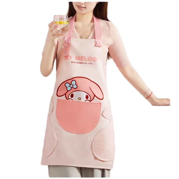 Cooking Apron Cute Waterproof Apron-My Melody 1Pc