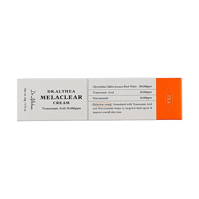 韓國DR.ALTHEA MELACLEAR傳明酸淡斑淨白淨瑕面霜 20g【淡斑提亮】 6