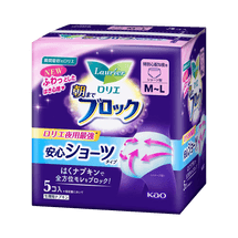 Laurier 樂而雅||純棉超吸收多量夜用安心褲(新舊包裝隨機發貨)||M~L 5枚