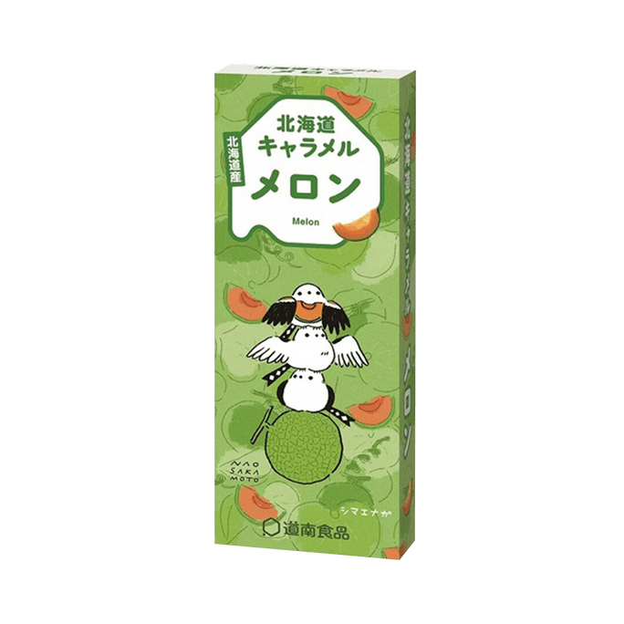 道南食品 北海道動物插畫奶糖 蜜瓜口味 18 116g