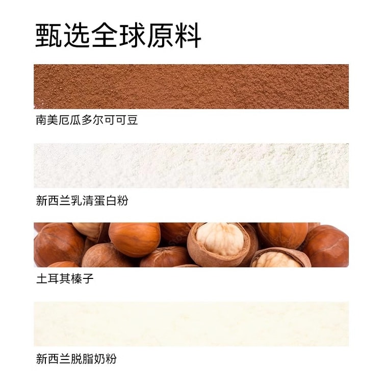 【中国直送】Chuji ナッツプロテインバー ミールリプレイスメント カロリー0 低エネルギー チョコレート フルベリーファット ウエハースビスケット 20g*6個/箱 4