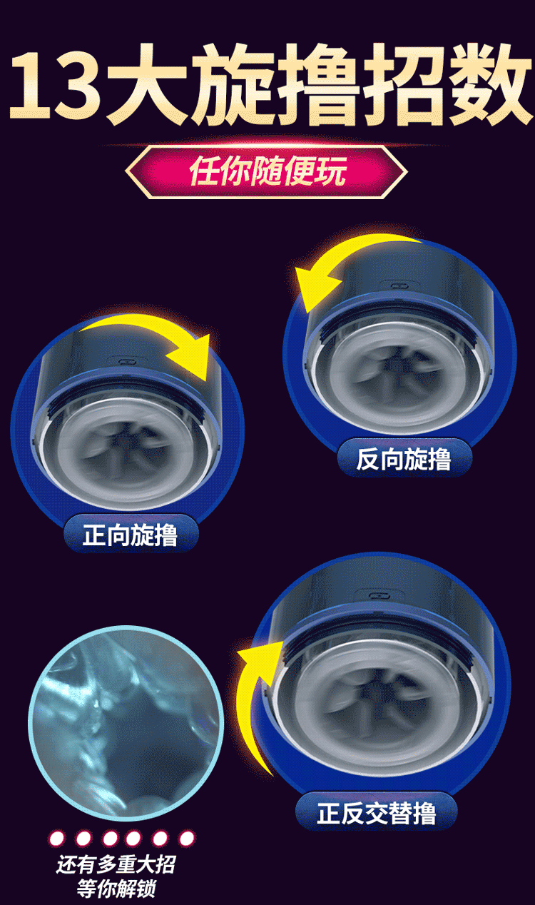 【中國直郵】 香港 雷霆 夢想女神飛機杯全自動男用伸縮旋轉自慰男性電動成人情趣用品神器熟女1個裝