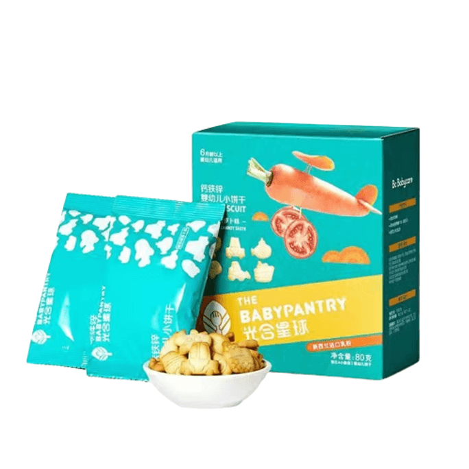 Small cookies supplement snacks no added teething cookies tomato carrot flavor small cookies * 1