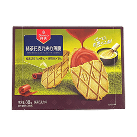 Matcha Chocolate Filled Waffle Crisps, 3.1 oz【Matcha Cocoa Dual Filling】