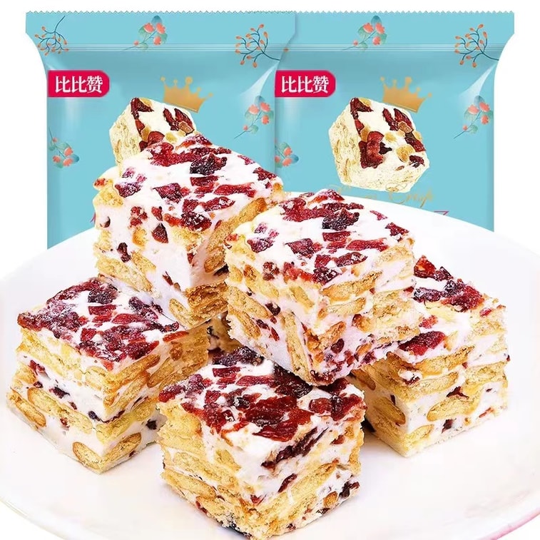 ビビザン ダブルフレーバー スノーフレーククリスプ 150g ミルク＆クランベリー風味 ノンフライ ミルキーサチマ 約12小袋入り 8