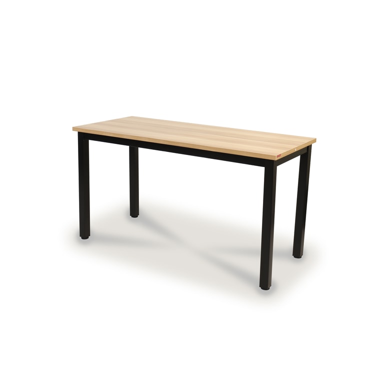 MR IRONSTONE Computer Desk 55 PC Laptop Study Writing Utility Table Yellow Black Yamibuy