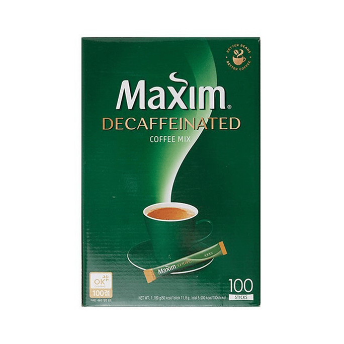韩国MAXIM无咖啡因 速溶咖啡 100p