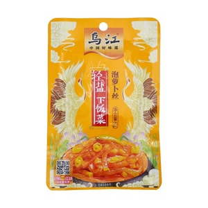 乌江 泡萝卜丝 榨菜 60g 【鲜香脆爽下饭菜】