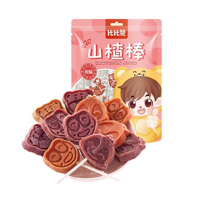 Hawthorn Lollipop Fruit Bar Fudge Sour And Sweet Taste Healthy Appetizer Children's Baby Snack Original 100g/ bag