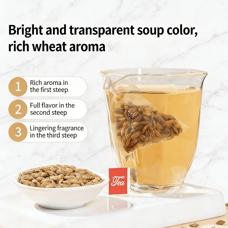 【Expédition directe du Canada】 Sifanda Thé d'orge 100g (5g x 20 sachets) Désaltérant, digestif, chaud/froid, santé, arôme d'orge riche, céréale douce, couleur de thé claire, chaud et agréable, idéal toute l'année 4