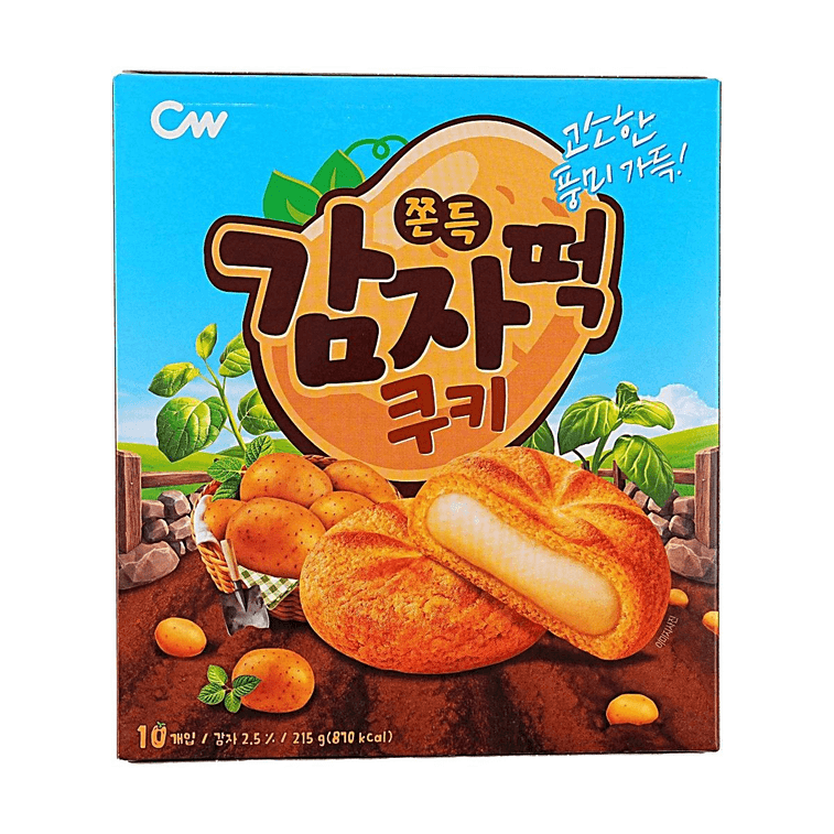 쫄깃한 감자떡 쿠키 7.58oz 【쫄깃하고 부드러운】【짭짤하고 달콤한】 6