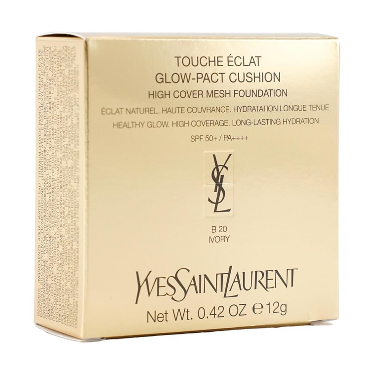 투쉬 에클라 글로우 팩트 쿠션, 고커버리지, 글로잉, 0.42온스 SPF50+·PA++++ B20 아이보리 7