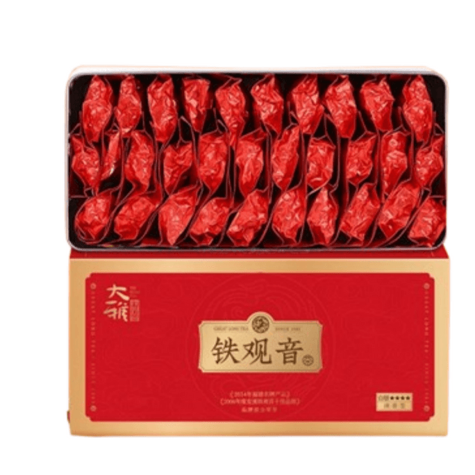 【中国直邮】 狮峰茶叶 清香型兰花香特级铁观音福建乌龙茶叶自饮口粮 252g