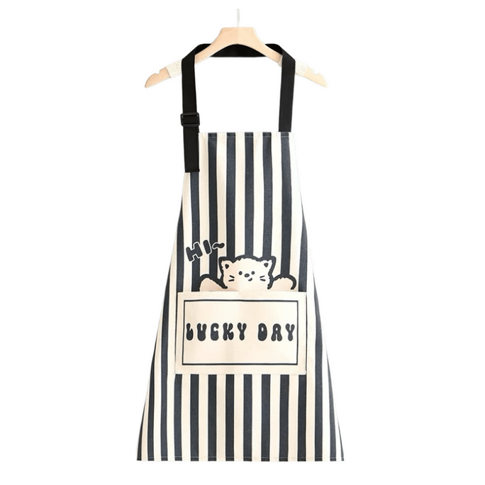 Apron for home kitchen breathable cooking waist wrap 1 piece