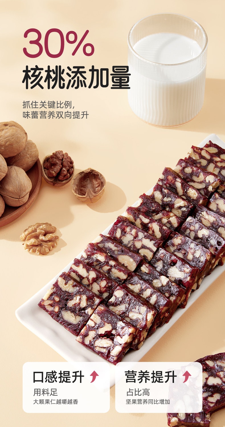 【中国直邮】 十月结晶 研食妈咪血糯米核桃糕 孕妇小吃营养孕期月子哺乳期小零食250g*1盒