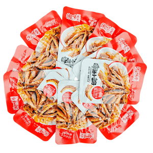 湘味悦色 湖南省岳阳市下酒小菜嗨辣小鱼仔8g*10包