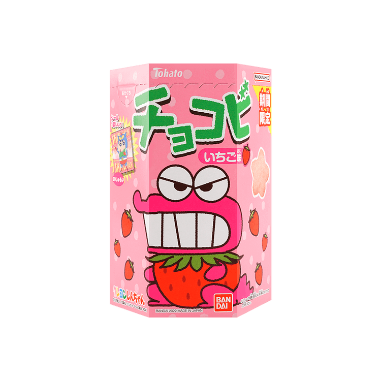 ❤️新入荷No.763❤️文玩くるみ（文玩核桃） 鉄くるみ 超希少　異形　独占鳌头 日本直邮】TOHATO桃哈多期间限定蜡笔小新同款巧克力饼干草莓味6枚装18g