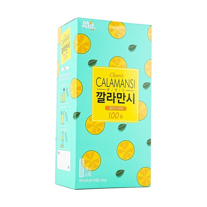 韓國DAMIZL​​E 卡拉曼橘濃縮果汁 10包入 200ml