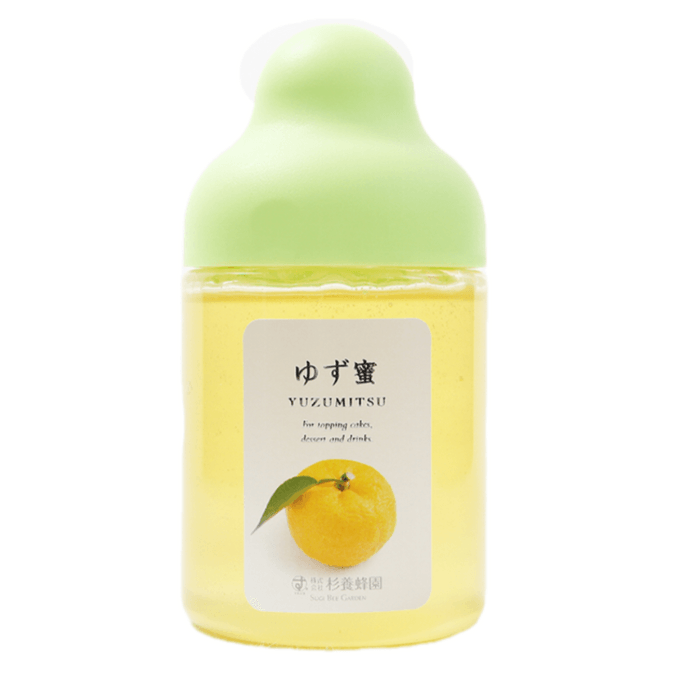 【日本直邮】杉养蜂园 果汁蜂蜜冬季蜂蜜水冲调 柚子蜂蜜 果汁蜜300g