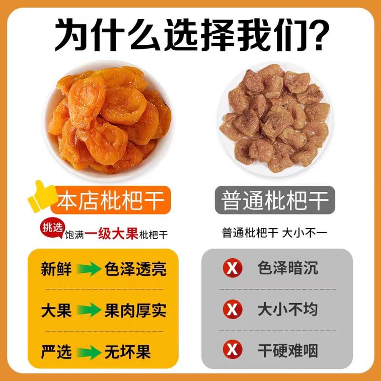 【中国直送】高阿坡甘草竹塩干しビワ砂糖漬け果実100g×1袋 4