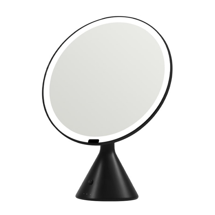 Smart Desktop Makeup Mirror LED Light 9.5 Inch Black I Unit